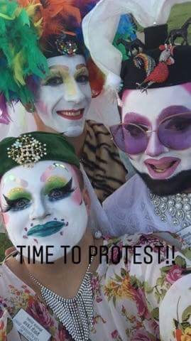 Westboro Baptist Church Protest - City of Fountains Sisters