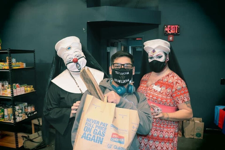 Theatre Community Gift Dispensing - City of Fountains Sisters