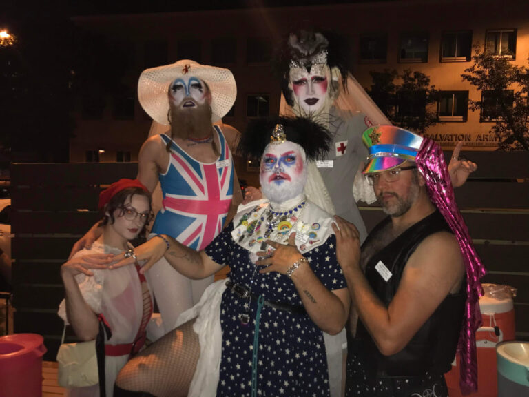 Bear Bust: Red White and Blue Ballz - City of Fountains Sisters